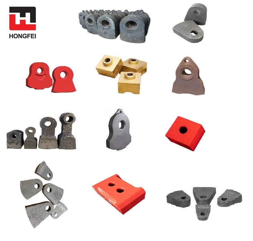 OEM Foundry Factory Supply Metal Crusher Shredder Manganese Hammer Cast Wear Resistant Parts