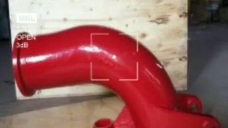 DN125 Hinged Flat Elbow Wear