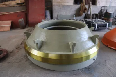 Cone Crusher Wear Resistant Parts Concave Mantle Mc 200 a Cone Crusher Spare Parts High Manganese Casting Steel Bowl Liner